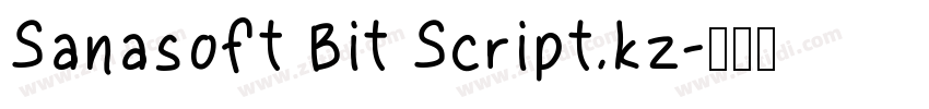 Sanasoft Bit Script.kz字体转换